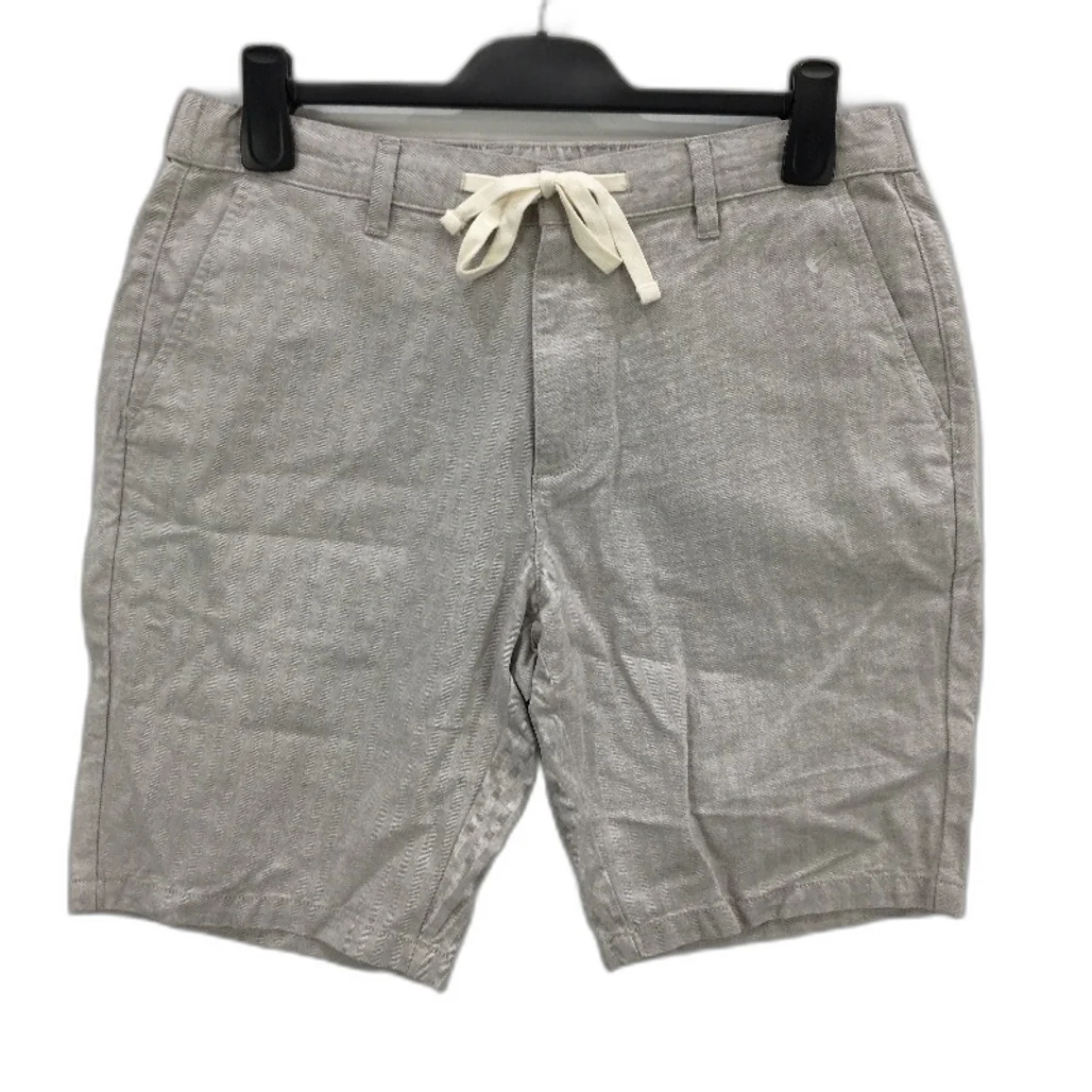 Jeanswest Grey Weave Elastic Back Lightweight Regular Fit Shorts Mens Sze 32 NEW