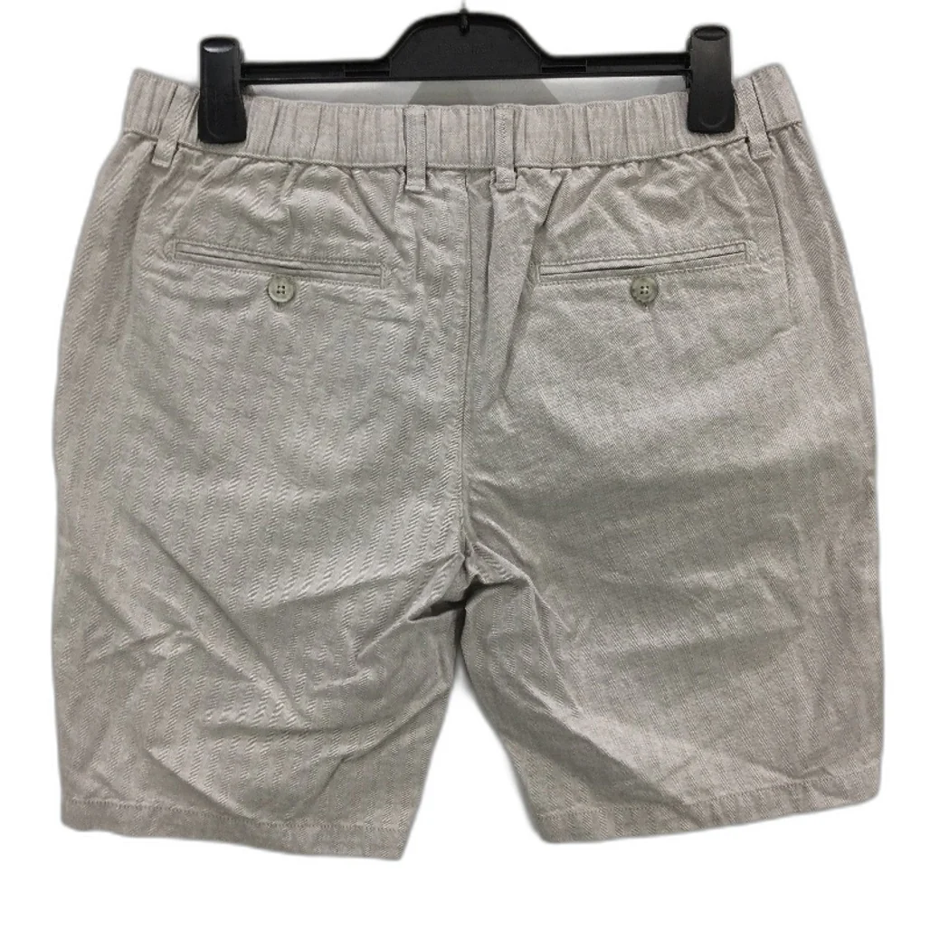 Jeanswest Grey Weave Elastic Back Lightweight Regular Fit Shorts Mens Sze 32 NEW - Image 2