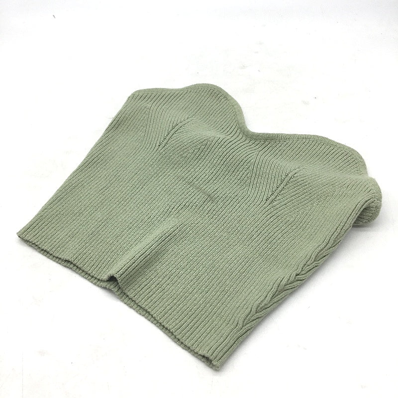 Subtitled Kirby Rib Knit Green Tube Top and Skirt Set Ladies Size Medium NEW - Image 3