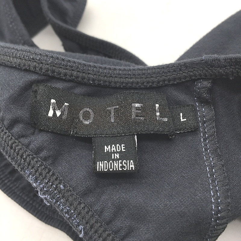 Motel Rocks Brandy Split Piece Sleeve Grey Crop Top Ladies Size Large NEW - Image 3