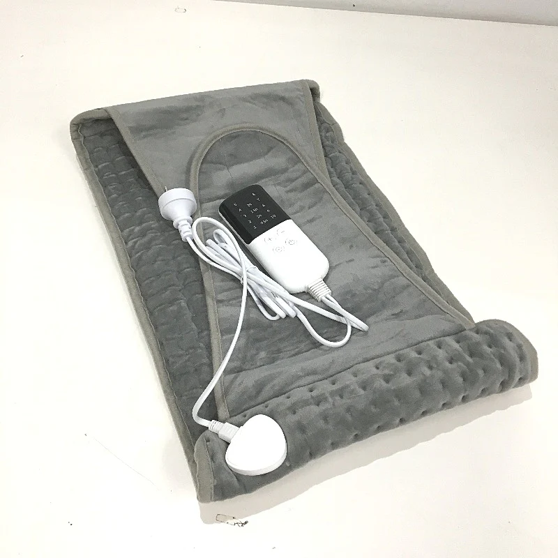 Large Wraparound Auto Shut Off Electric Waist Heating Pad Belt in Grey NEW - Image 4