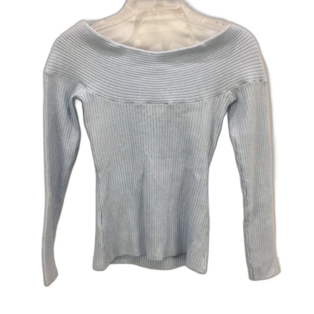 Tokito Petites Off Shoulder Wrap Knit Top in Baby Blue Ladies Size Small NEW - Image 2