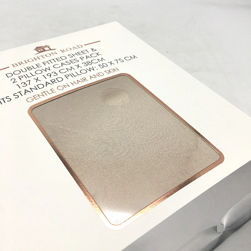 Brighton Road Champagne Gentle On Hair & Skin Satin DOUBLE Fitted Sheet Pack NEW - Image 3