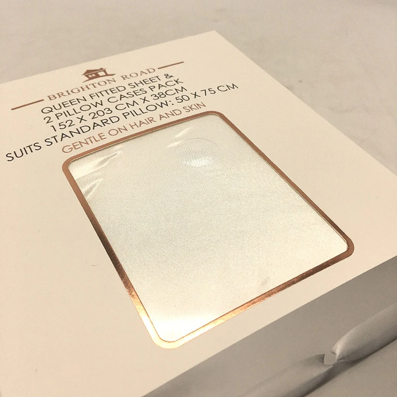 Brighton Road White Gentle On Hair & Skin Satin QUEEN Fitted Sheet Pack NEW - Image 3