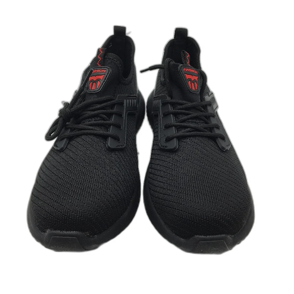 Usor Safety Sneaker Style Black Lace Up Work Steel Toe Shoes Unisex Sz EU 41 NEW - Image 3