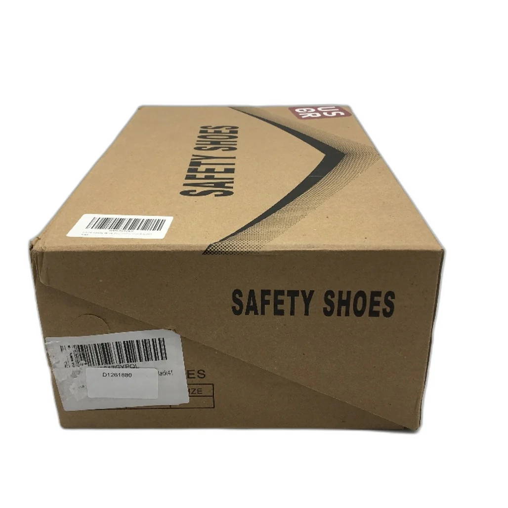 Usor Safety Sneaker Style Black Lace Up Work Steel Toe Shoes Unisex Sz EU 41 NEW - Image 9