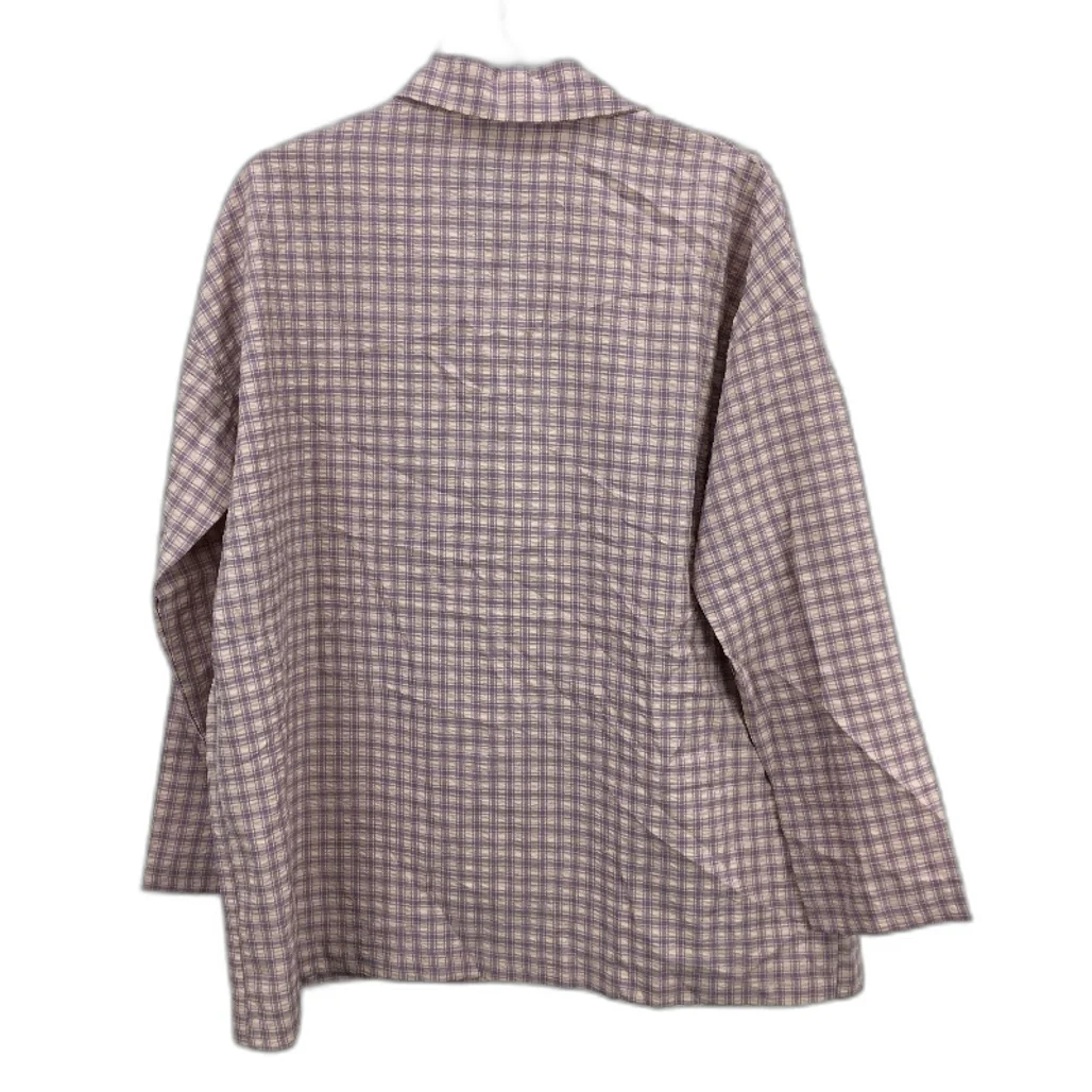 Heartbreak Open Buttonless Thin Pink Purple Check Blazer Ladies Size 8 NEW - Image 2
