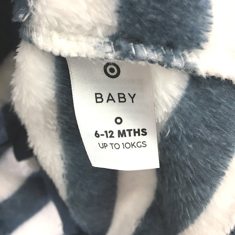 Target Disney Mickey Mouse Navy Stripe Dressing Gown Kids Size 6-12 Months NEW - Image 5