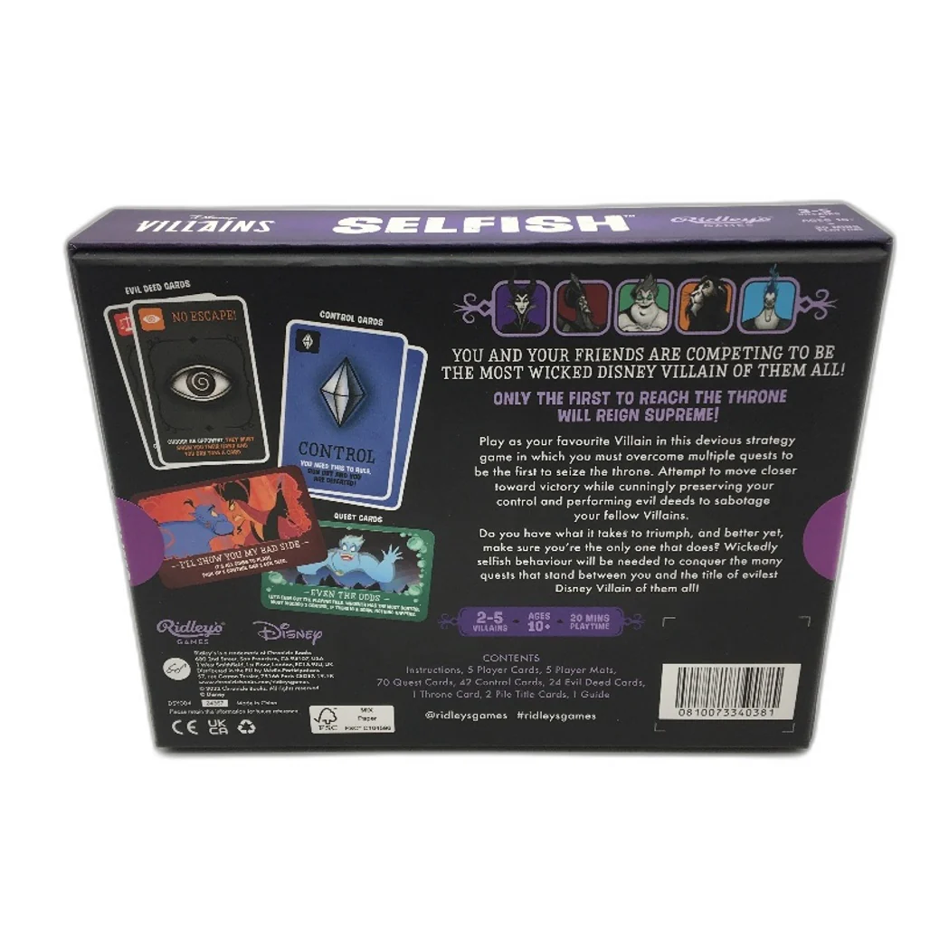 Disney 3pk Selfish Villains Lucky Pups and List or Twist Card Games Bundle NEW - Image 3