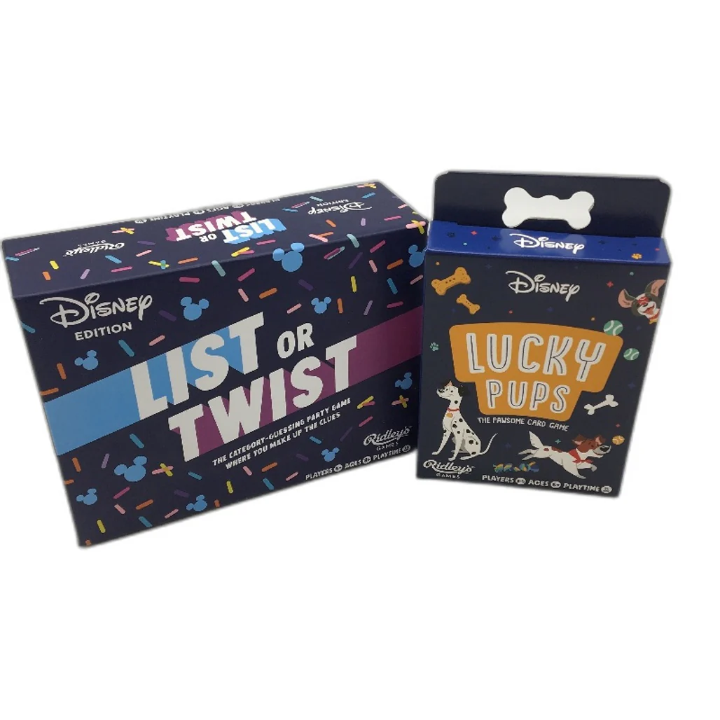 Disney 3pk Selfish Villains Lucky Pups and List or Twist Card Games Bundle NEW - Image 4