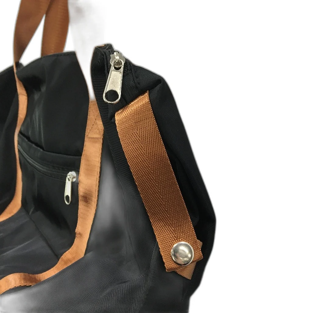 Krute Black and Brown Duffel and Toiletry Carryon Travel Bag Set NEW - Image 4