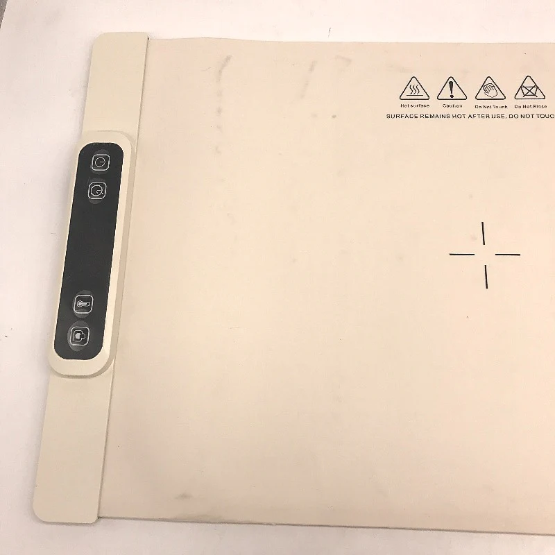 Flexible Silicone Rubber Beige 220V 50Hz Electric Warming Tray Mat NEW - Image 4