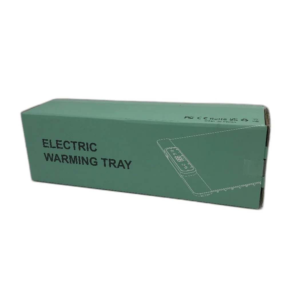 Flexible Silicone Rubber Beige 220V 50Hz Electric Warming Tray Mat NEW - Image 6