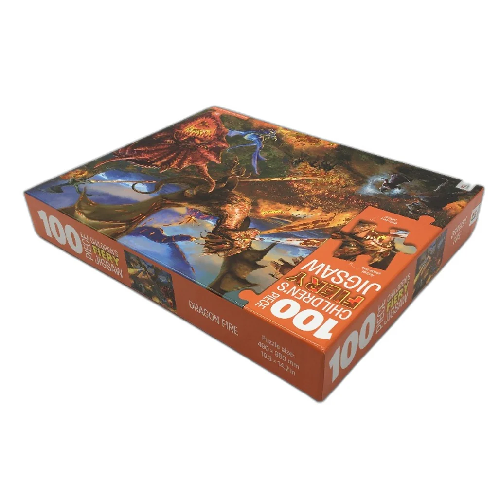 Hinkler Childrens Fiery Effect Dragon Fire 100 Piece Jigsaw Puzzle Ages 6+ NEW - Image 4