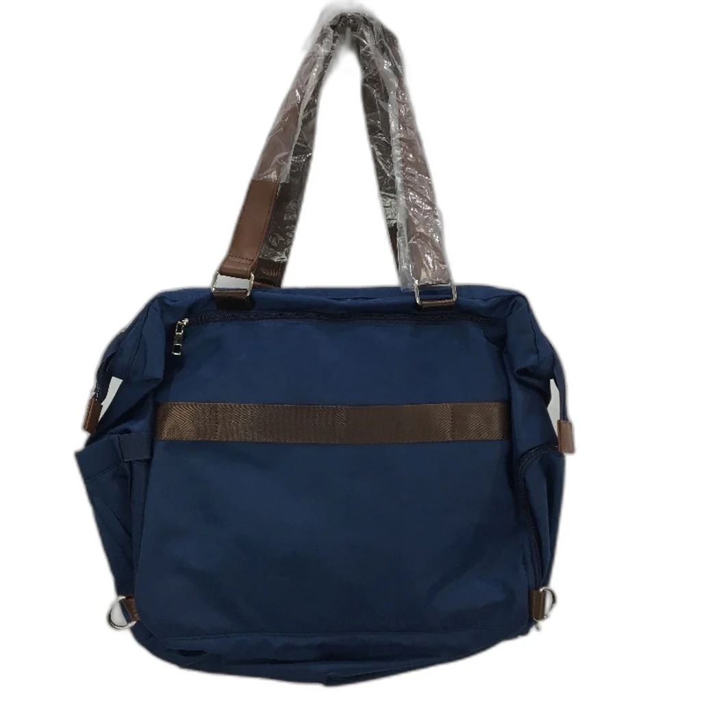 Ssumght 3 Piece Navy Blue Mommy Printed Diaper Bag & Accessory Purses NEW - Image 4