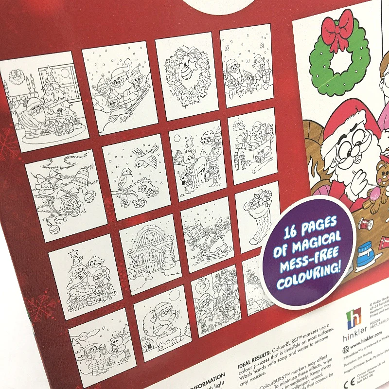 Hinkler Inkredibles Mess-Free Colourburst Christmas Colouring Pack Ages 3+ NEW - Image 3