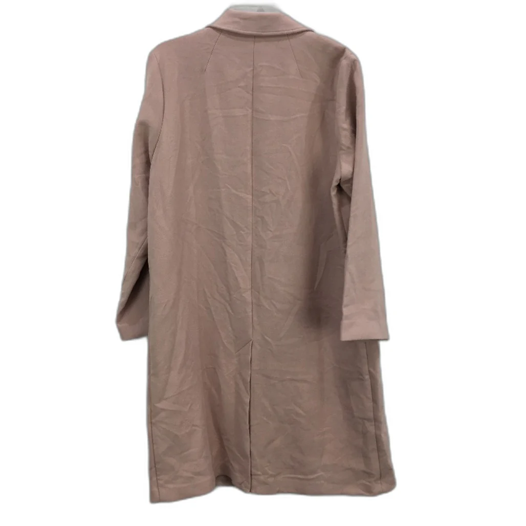 H & M Blush Pink Longline Recycled Polyester Lightweight Coat Ladies Size M NEW - Image 2