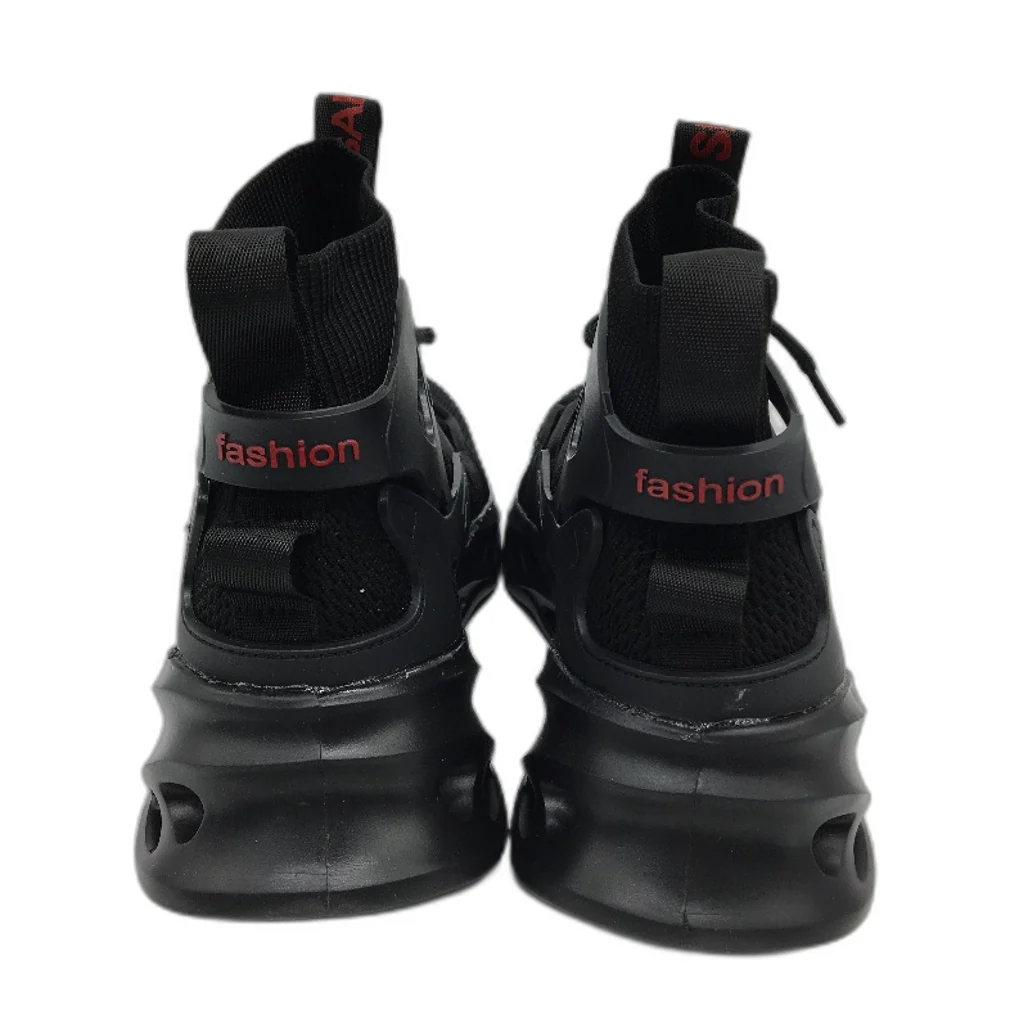 9KSAEFTYJB Safety Steel Toe Black Lace Up Work Sneaker Shoes Mens EU 40 NEW - Image 5