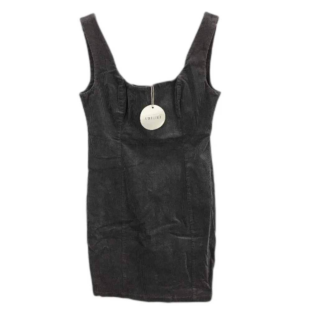 Amelius Cadyl Panel Detail Slate Grey Mini Dress Ladies Size AU 14 NEW