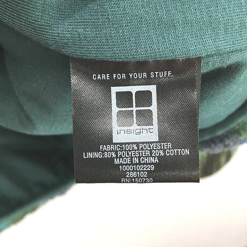 Insight Abstract Green Polar Fleece Quarter Zip Jumper Mens Size Small NEW - Image 5