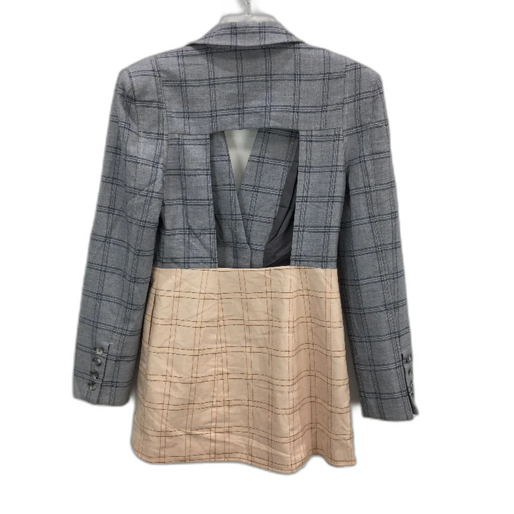 C/MEO Collective Light On Two Block Grey Pink Blazer Dress Ladies Size Small - Image 2