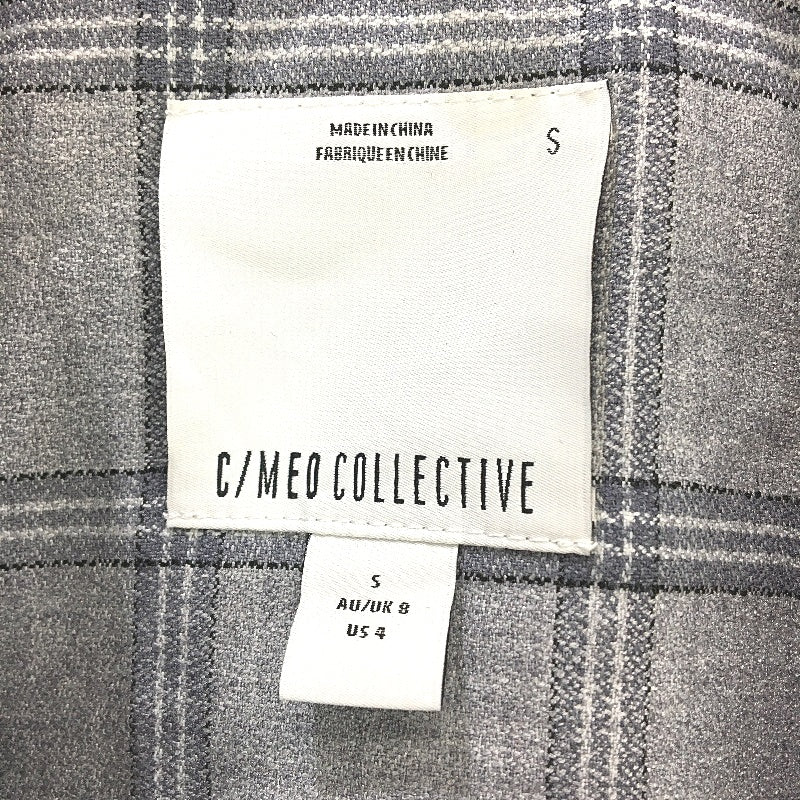 C/MEO Collective Light On Two Block Grey Pink Blazer Dress Ladies Size Small - Image 3