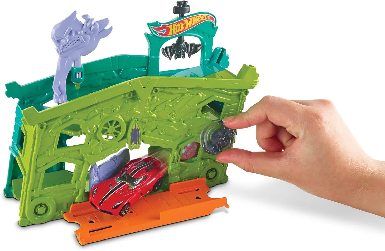 Hot Wheels City Ghost Garage Action Toy Car Fold Out Play Set Ages 4 Plus NEW - Image 4