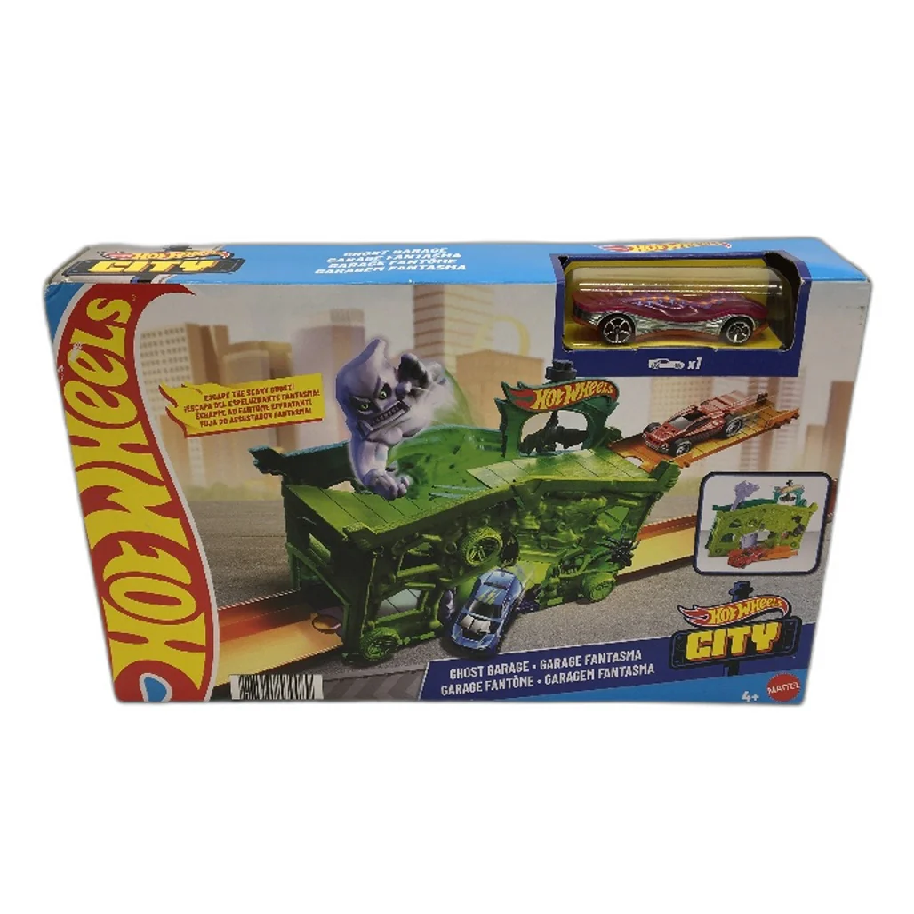 Hot Wheels City Ghost Garage Action Toy Car Fold Out Play Set Ages 4 Plus NEW - Image 5