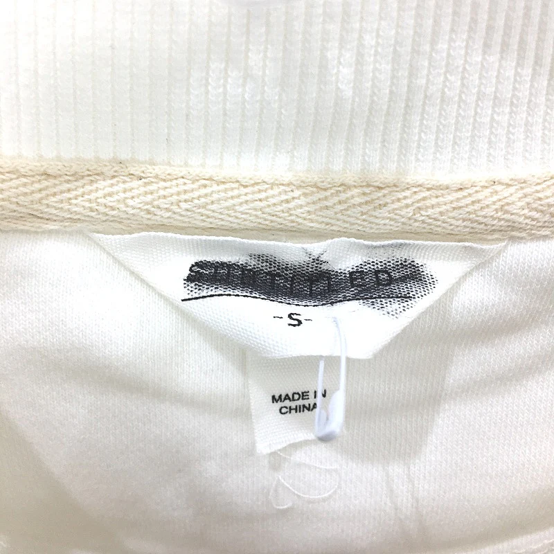 Subtitled Originals White Classic Fleece Crew Neck Jumper Unisex Size Small NEW - Image 5