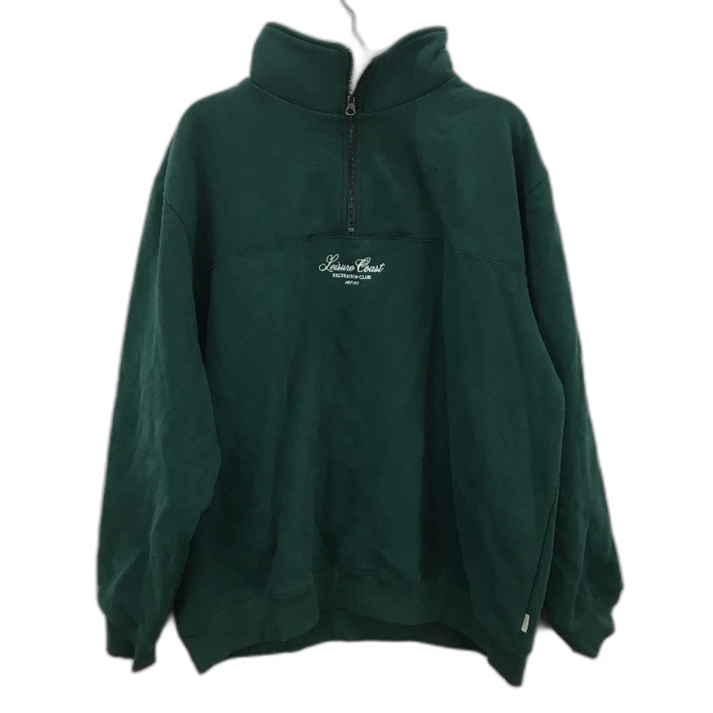 Arvust Leisure Coast Forrest Green Fleece Lined Soft Jumper Mens Size XL NEW