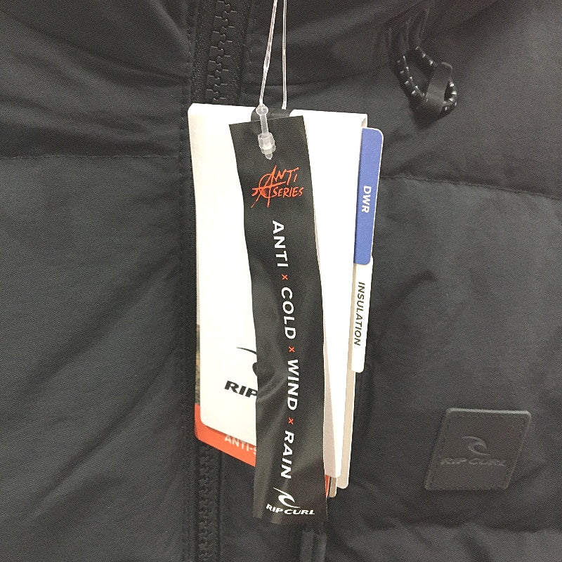 Rip Curl Black Anti Series Elite Hi Loft 600+ Down Hooded Puffer Coat Size L NEW - Image 8