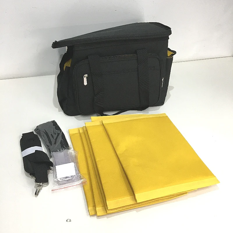 Black Large Electrical Cable File Bag With 6 Dividers, Labels & Cable Ties NEW - Image 5