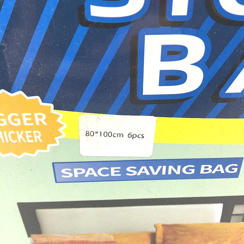 Space Saving Vacuum Storage Bags With Electric Pump 6 Pce 80x100 Jumbo Size NEW - Image 2