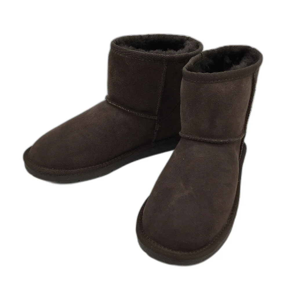 UGG Boots Australian Double Face Sheepskin Chocolate Unisex Size EU 37 M4 L6 NEW - Image 2