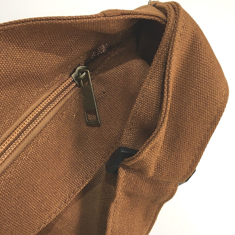 Canvas Messenger Bag Crossbody Hobo Casual Bag With Multiple Pockets Brown NEW - Image 4