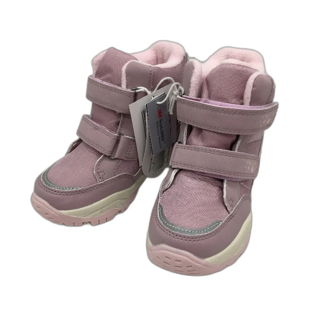 Crane Snow Extreme Thermoboots Aluminium & Fleece Lined Pink Kids Size 7 NEW - Image 2