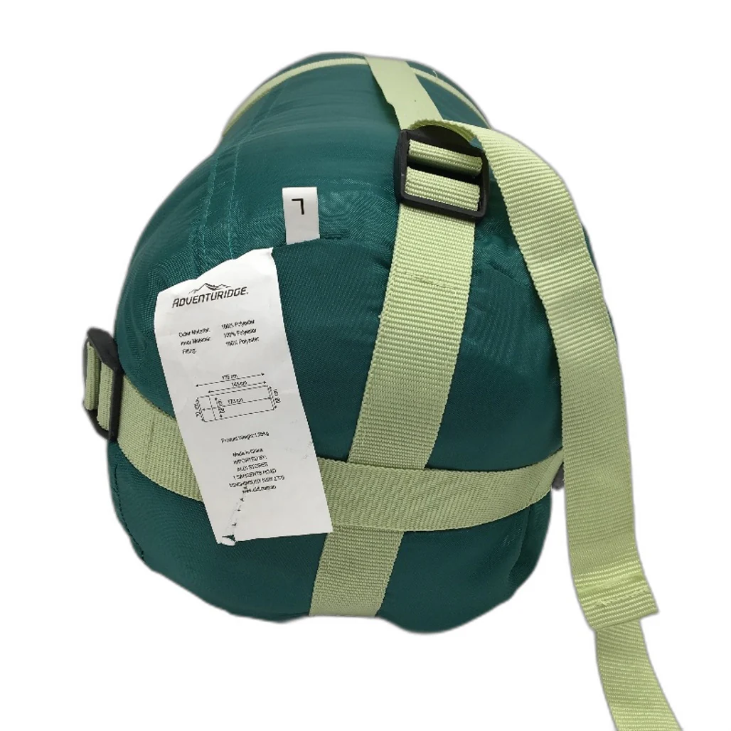 Adventuridge Childrens Envelope Camping Sleeping Bag Green -Left 175cm NEW - Image 3