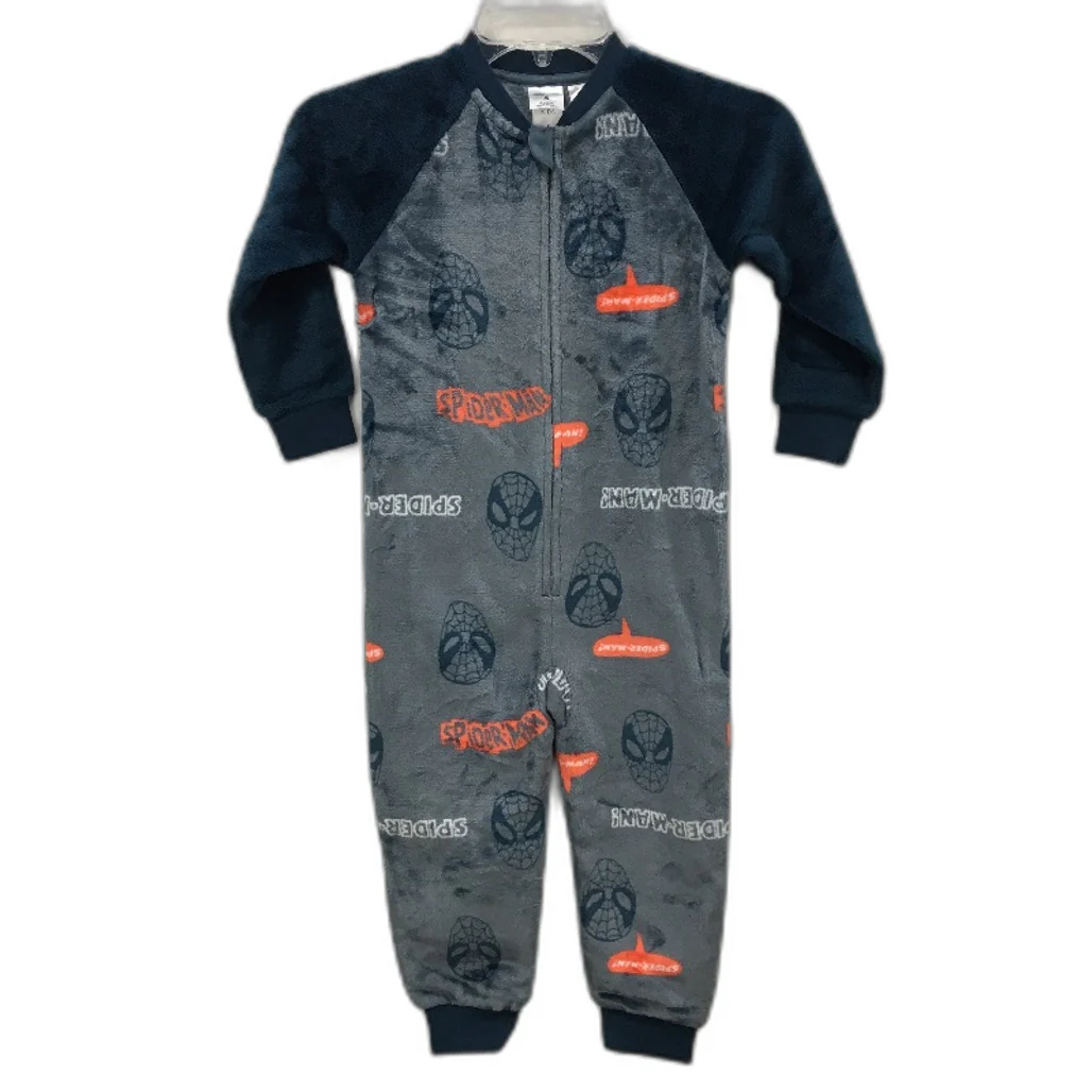 Marvel Spider-Man 2 Pack Fleece & Cotton One Piece Suits Kids Size 4 NEW - Image 2