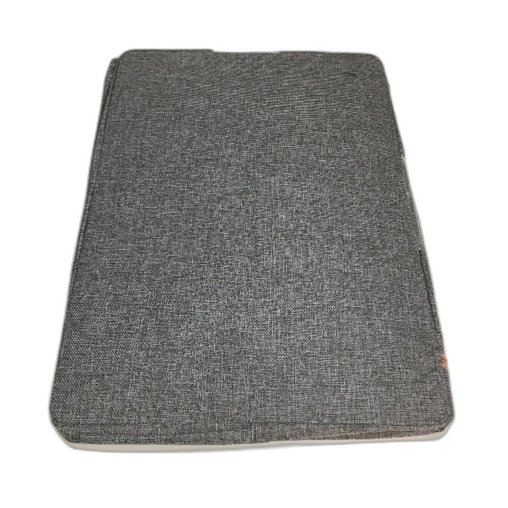 2 Pack 100L Textured Linen Foldable Clothes Steel Frame Storage Bins in Grey NEW - Image 3