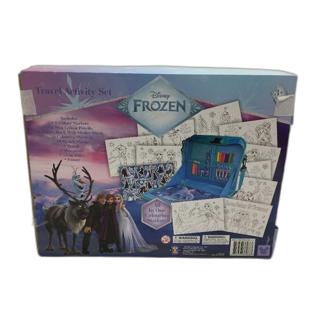 Disney Frozen 2 Travel Activity Stationery and Colouring Set for Ages 3 Plus NEW - Image 2