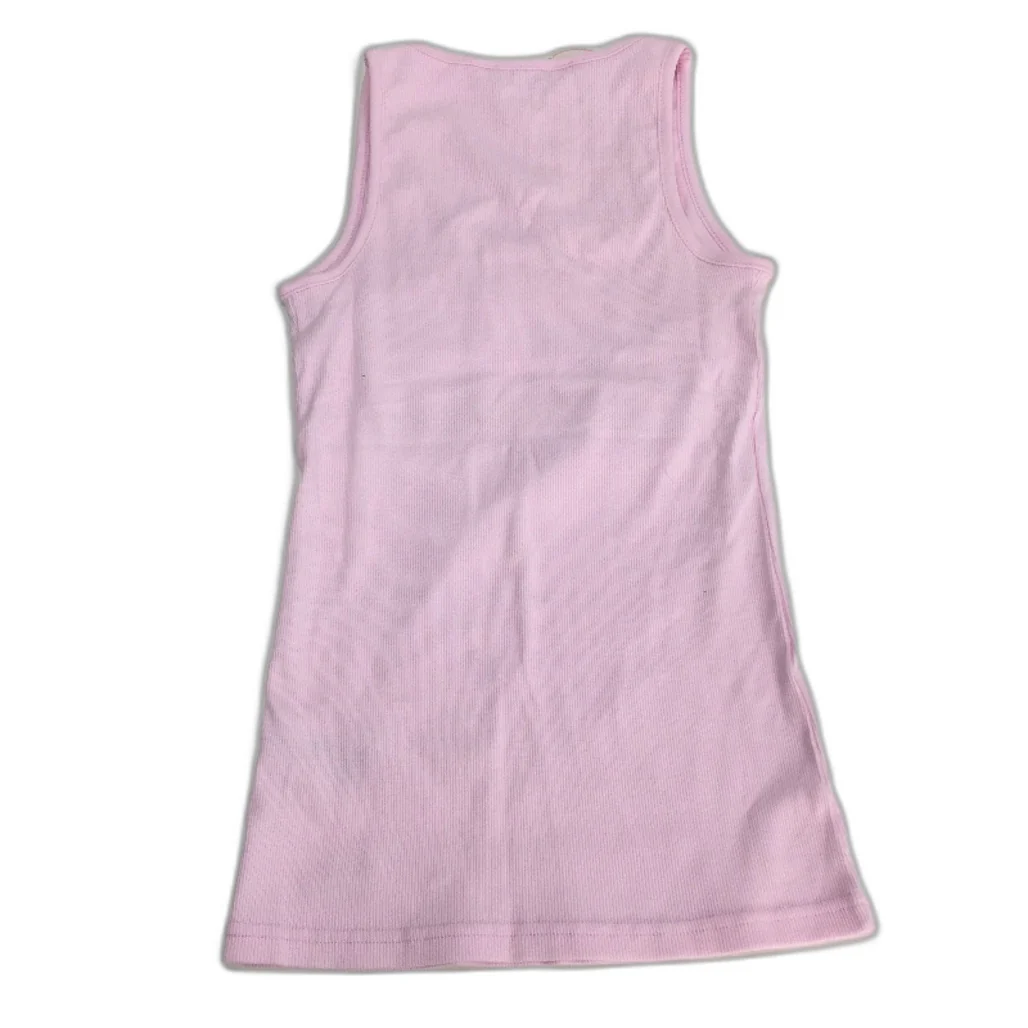 Peter Alexander Classic Pink Ribbed Tank with Shelf Bra Ladies Size XXS NEW - Image 2