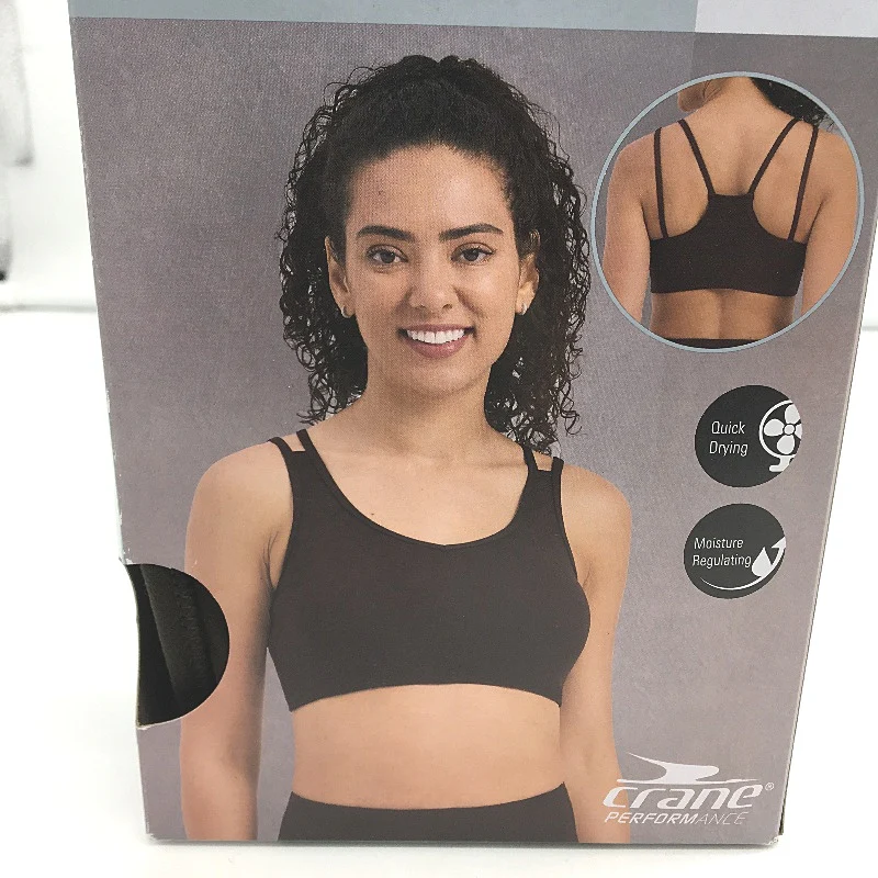 Crane Performance 2 Pack Brown Burgandy Activewear Fitness Tops Ladies Sze L NEW - Image 3