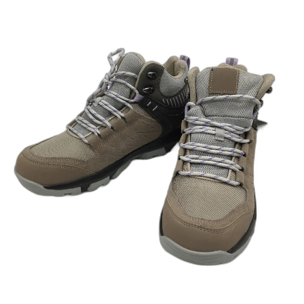 Crane Mid Cut Lace Up Brown Tan Hiking Sneaker Style Shoes Ladies Size 10 NEW - Image 2