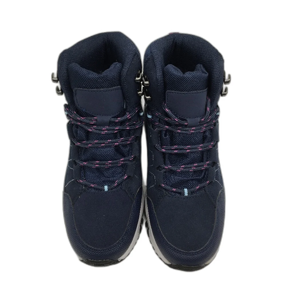 Crane Mid Cut Lace Up Navy Blue Hiking Sneaker Style Shoes Ladies Size 8 NEW - Image 4