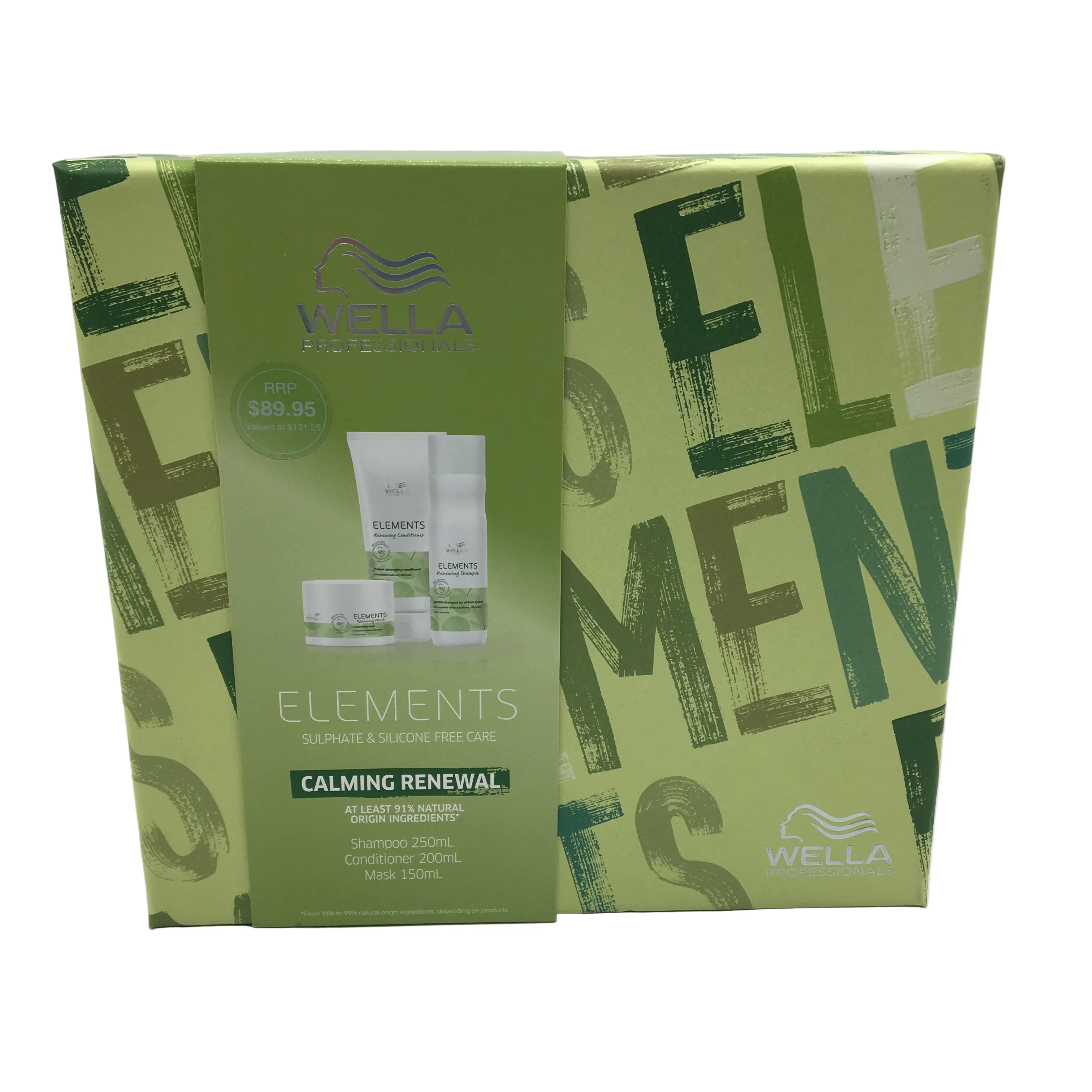 Wella Professional Elements Calming Renewal Silicone Free Trio Set Gift Pack NEW - Image 4
