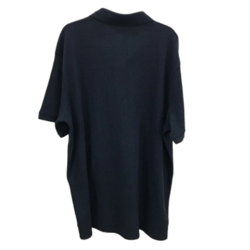 Target Australian Cotton Blend Navy Blue Waffle Polo T-Shirt Mens Size 4XL NEW - Image 2