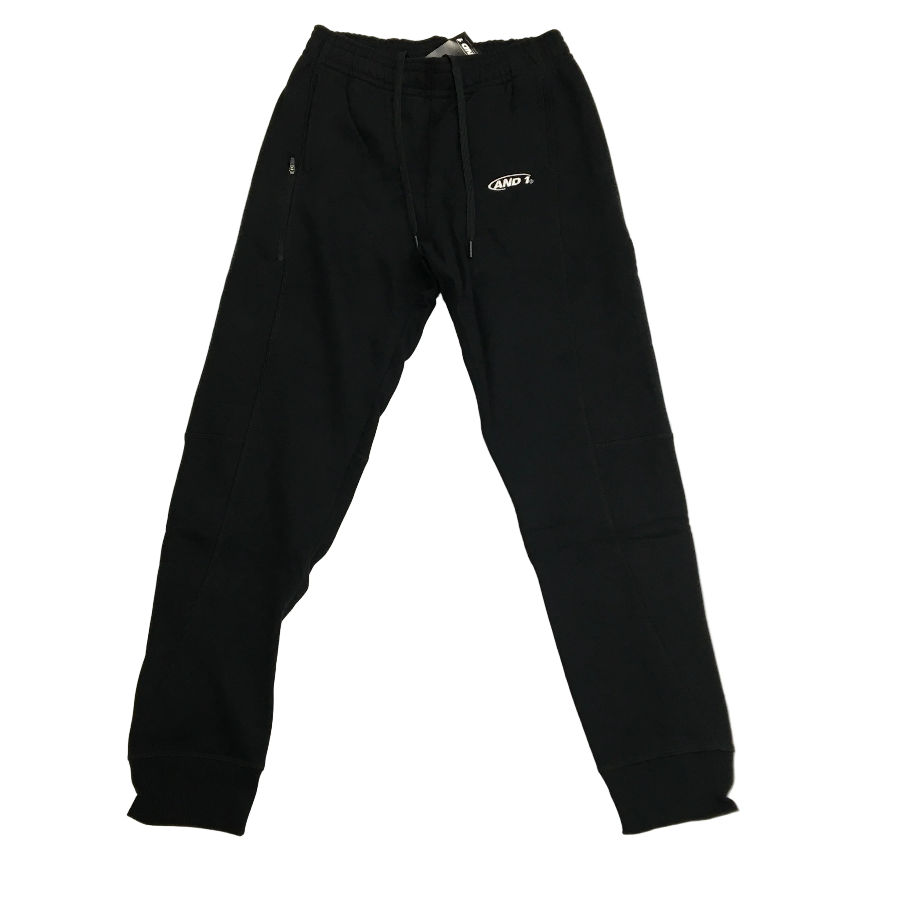 AND1 8pc Navy Zip Jacket Black Trackpants and OS Socks Unisex Size Small Set - Image 7
