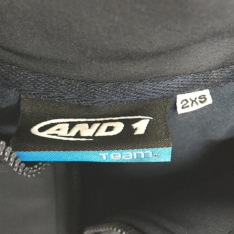 AND1 8pc Navy&Black Zip Up Jackets, Grey Trackpants, SML LTWT Socks Unisex 2XS - Image 10