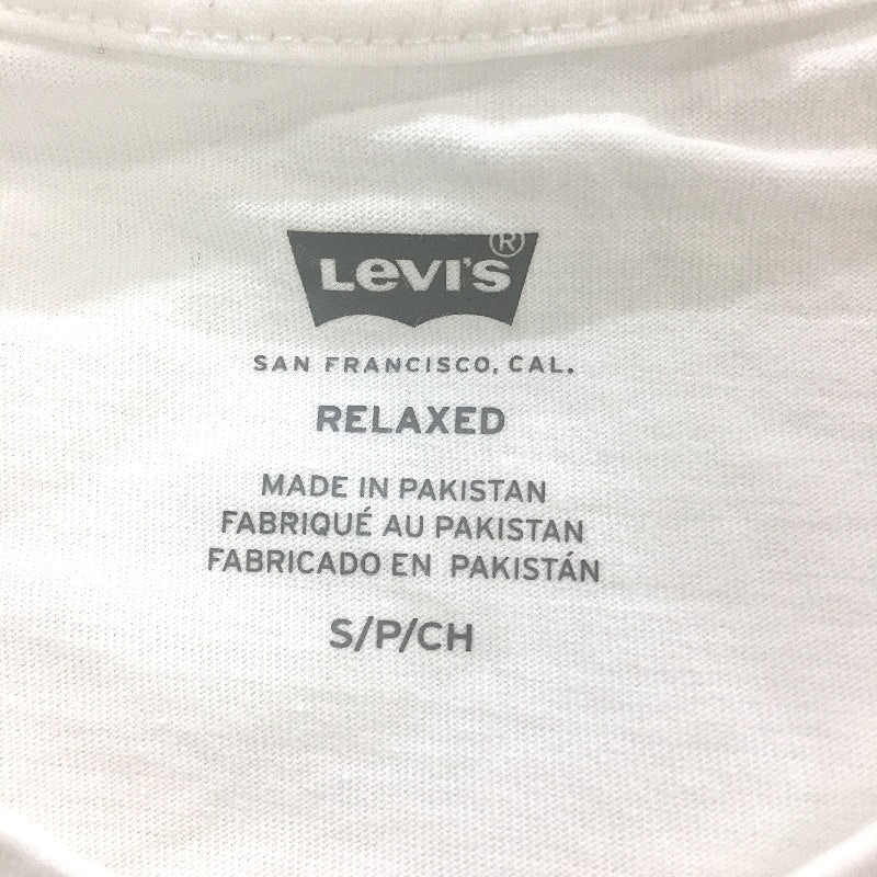 Levi's Relaxed Fit White Logo Graphic Cotton Tee Shirt Mens Size Small NEW - Image 3