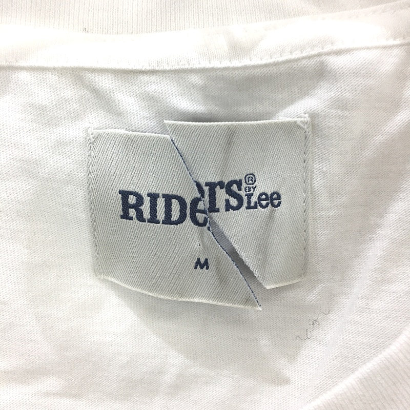 Riders by LEE Cotton Trademark Logo White Tee Shirt Mens Size Medium NEW - Image 3
